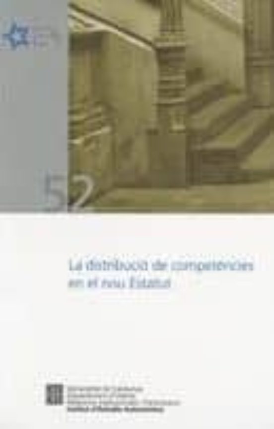 Distribucio De Competencies En El Nou Estatut