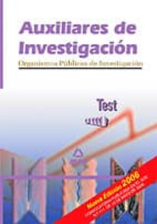 Auxiliares De Investigación De Los Organismos Públicos De Investigación. Test