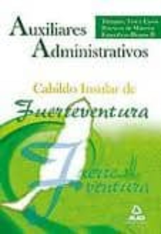 Auxiliares Administrativos Del Cabildo Insular De Fuerteventura. Temar