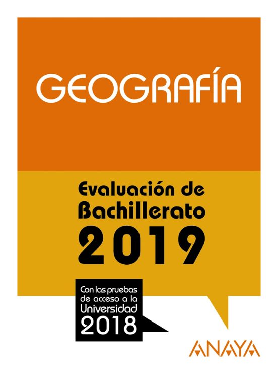 Geografía: Evaluacion De Bachillerato 2019