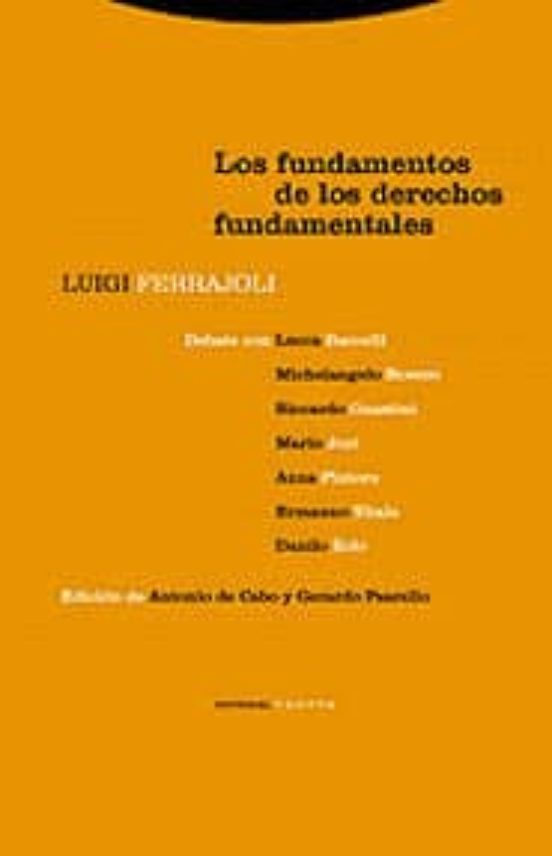 Los Fundamentos De Los Derechos Fundamentales: Debate Con: Luca B Acce