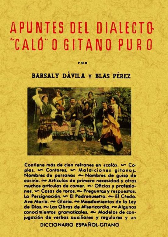 Apuntes Del Dialecto Calo O Gitano Puro