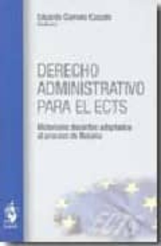Derecho Administrativo Para El Ects