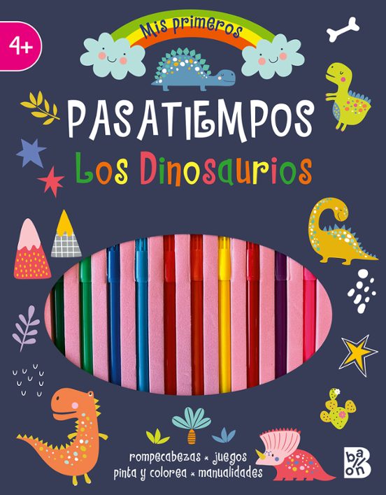 Pasatiempos Con Rotuladores: Los Dinosaurios
