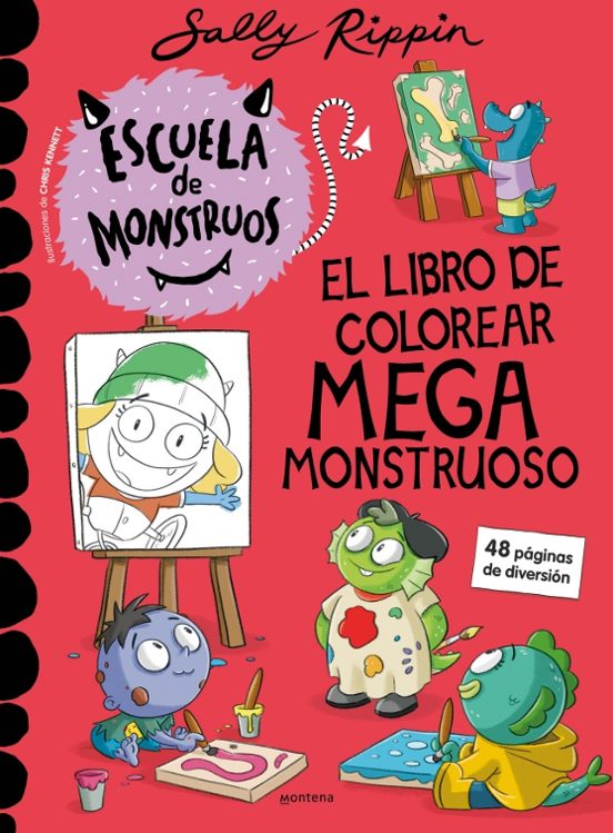 Escuela De Monstruos - El Libro De Colorear Megamonstruoso
