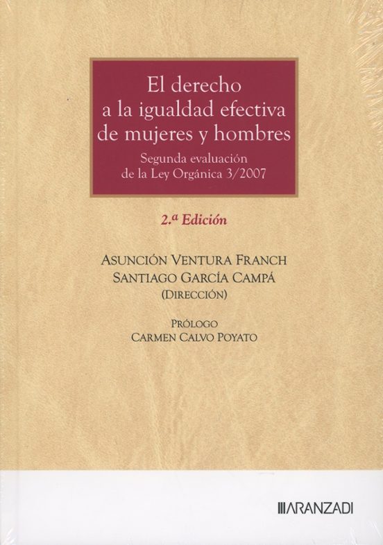 El Derecho A La Igualdad Efectiva De Mujeres Y Hombres