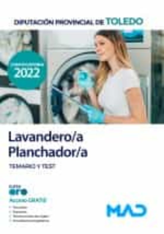 Lavandero/a-Planchador/a De La Diputación Provincial De Toledo. Temario Y Test