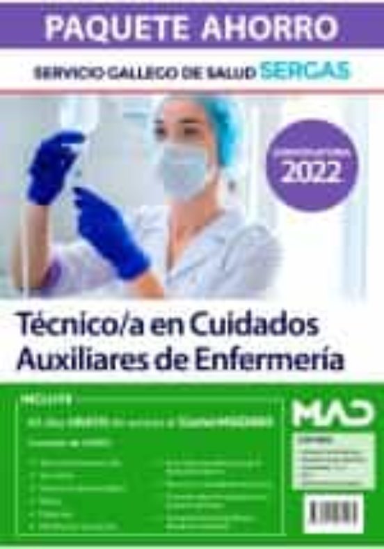 Paquete Ahorro Técnico/a En Cuidados Auxiliares De Enfermería