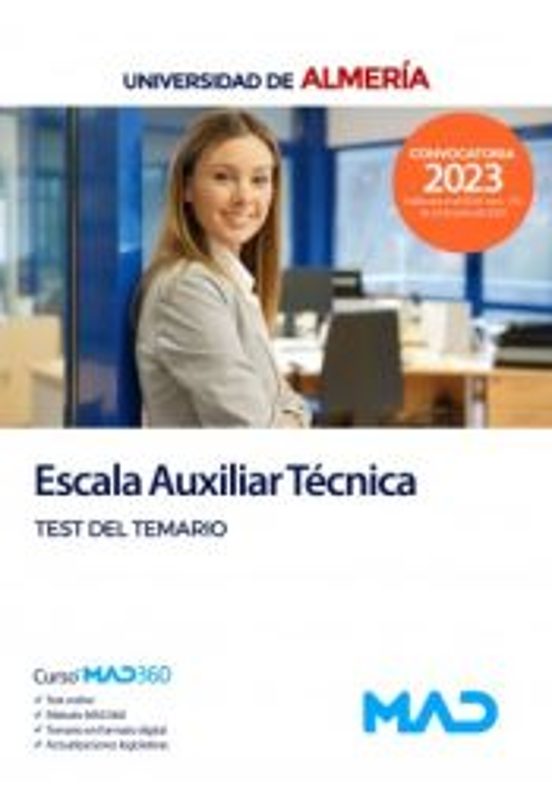Escala Auxiliar Tecnica. Test Del Temario Universidad De Almeria