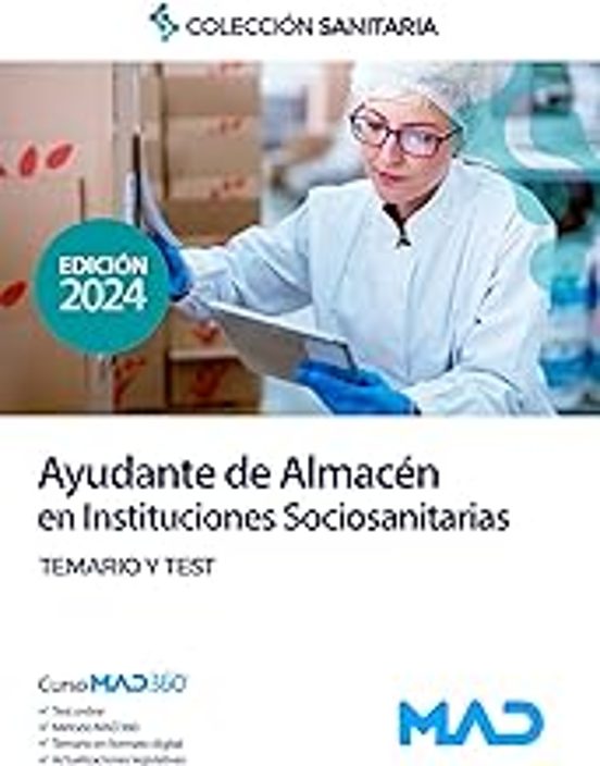 Ayudantes De Almacén En Instituciones Sociosanitarias. Temario Y Test