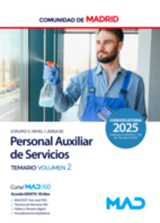 Personal Auxiliar De Servicios De La Comunidad Autonoma De Madrid
