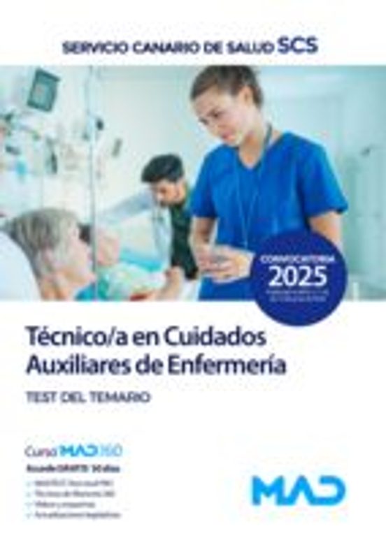 Técnico/a En Cuidados Auxiliares De Enfermería. Test Del Temario