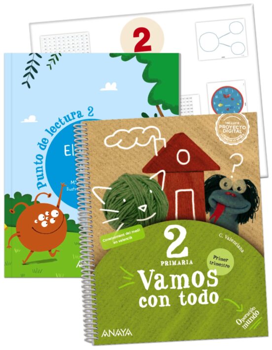 Vamos con Todo 2º Educacion Primaria Primer Trimestre + Punto de Lect