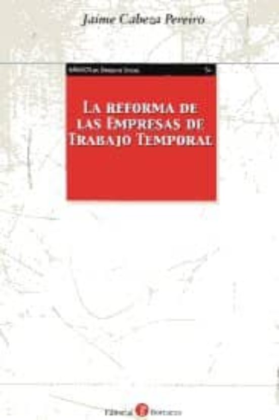 Reforma De Las Empresas De Trabajo Temporal