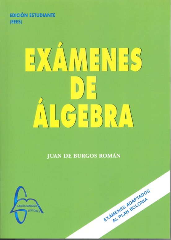 Examenes De Algebra