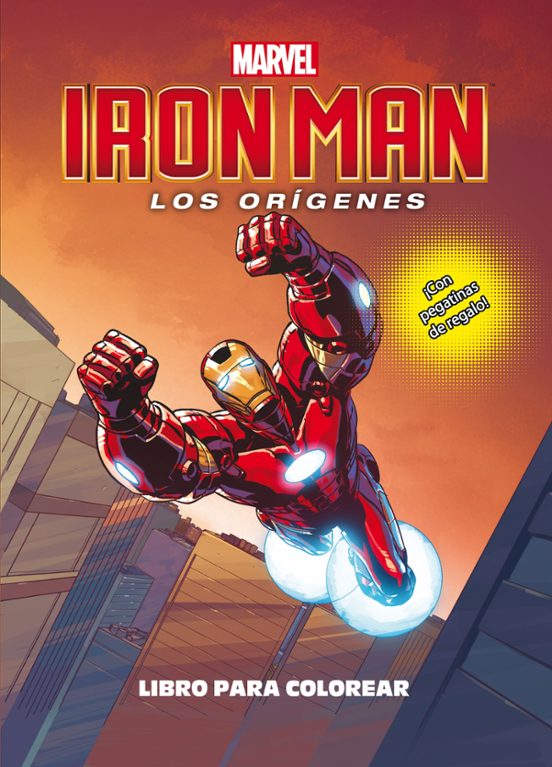 Iron Man. Los Orígenes. Libro Para Colorear