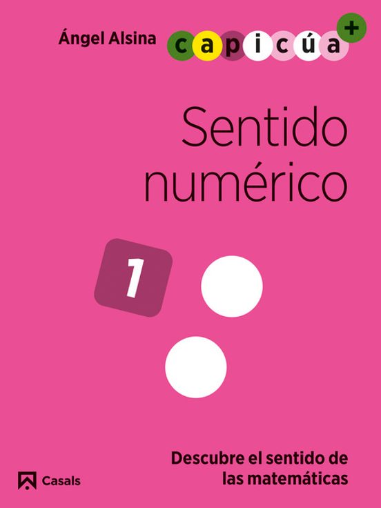 Sentido Numérico 1. Capicúa 3 Años