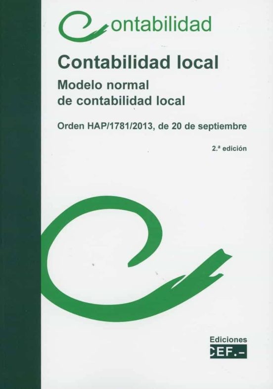 Contabilidad Local. Modelo Normal De Contabilidad Local