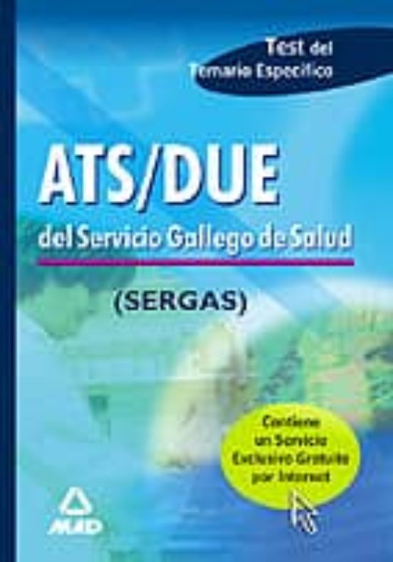 Ats/due Del Servicio Gallego De Salud Test Temario Espec Ific