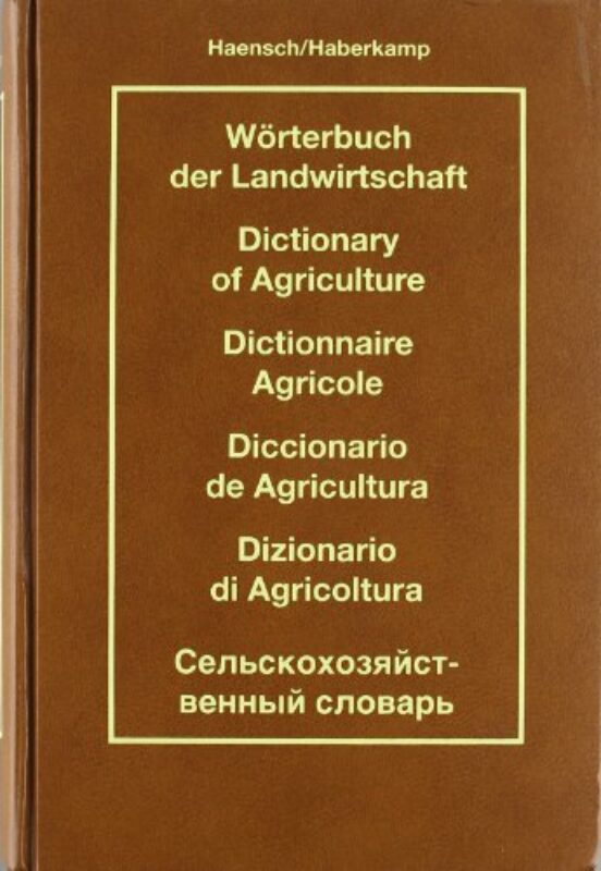 Diccionario de Agricultura en Varios Idiomas