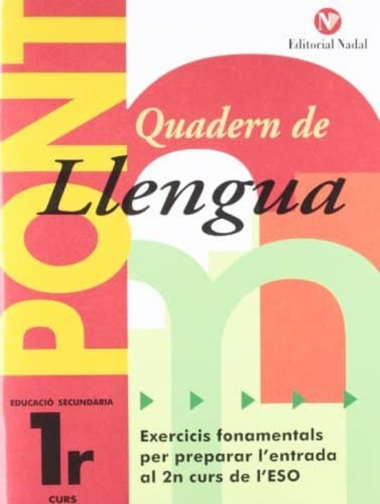 Quadern Llengua 1º Pont Eso Cato