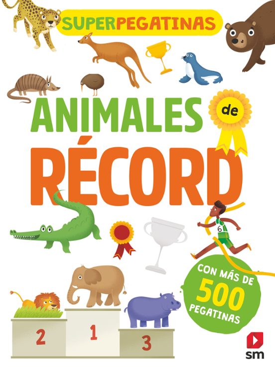 Superpegatinas. Animales De Récord