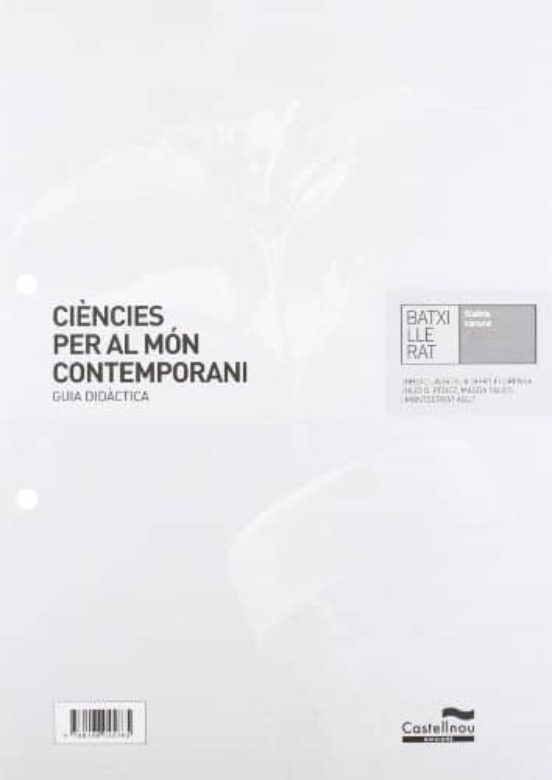 Gd Ciències Per Al Món Contemporani Catala