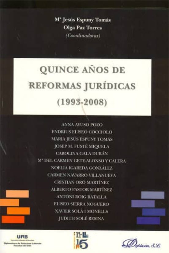Quince Años De Reformas Jurídicas