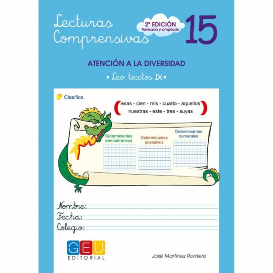 Lecturas Comprensivas 15 :atencion A La Diversidad: Leo Textos