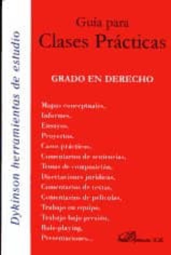 Guia Para Las Clases Practicas Grado En Derecho