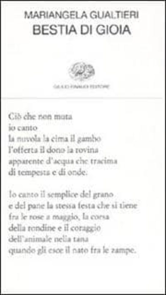 Bestia Di Gioia
