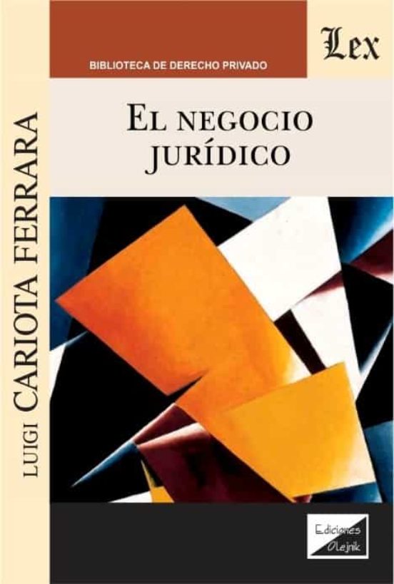 El Negocio Juridico