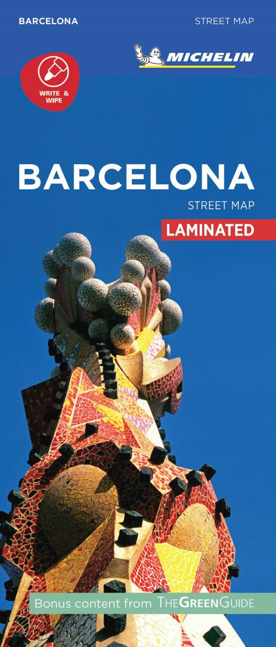 Plano Barcelona - Citymap Laminted 19205