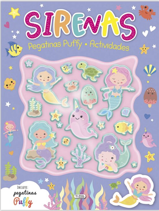 Sirenas Puffy Stickers Book