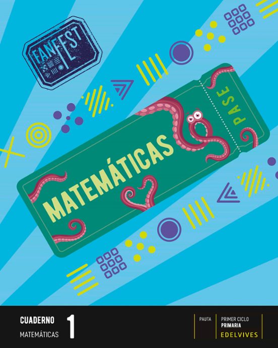 Matemáticas 1º Primaria Cuaderno Pauta Proyecto Fanfest