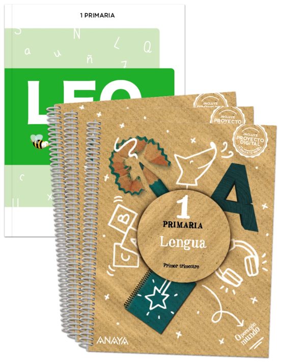 Lengua 1º Educacion Primaria + Leo Bien 2022 Operación Mundo