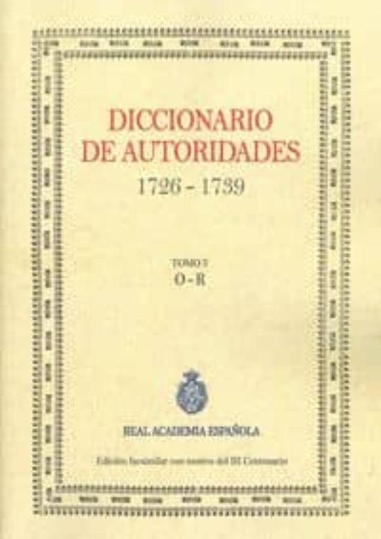 Diccionario de Autoridades