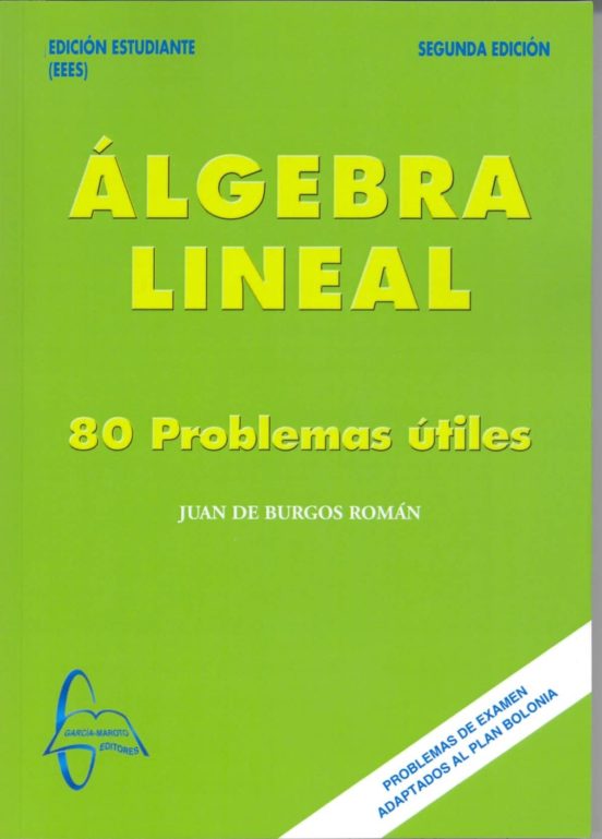Algebra Lineal 80 Problemas Utiles