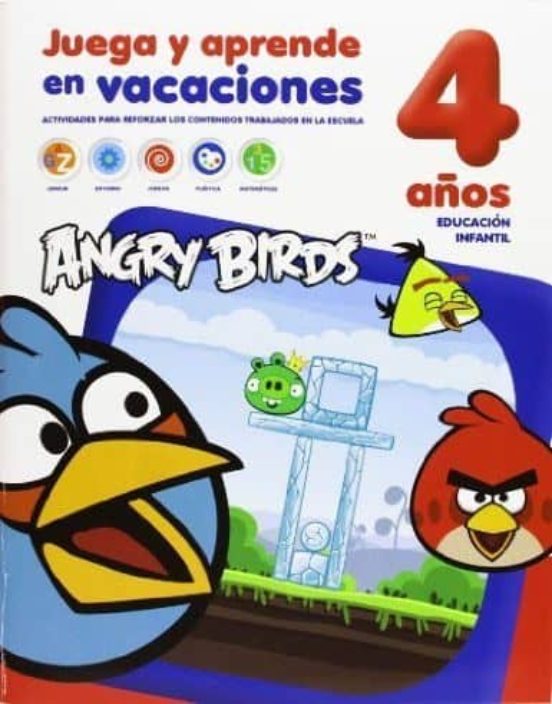Angry Birds 4 Años Juega Y Aprende En Vacaciones