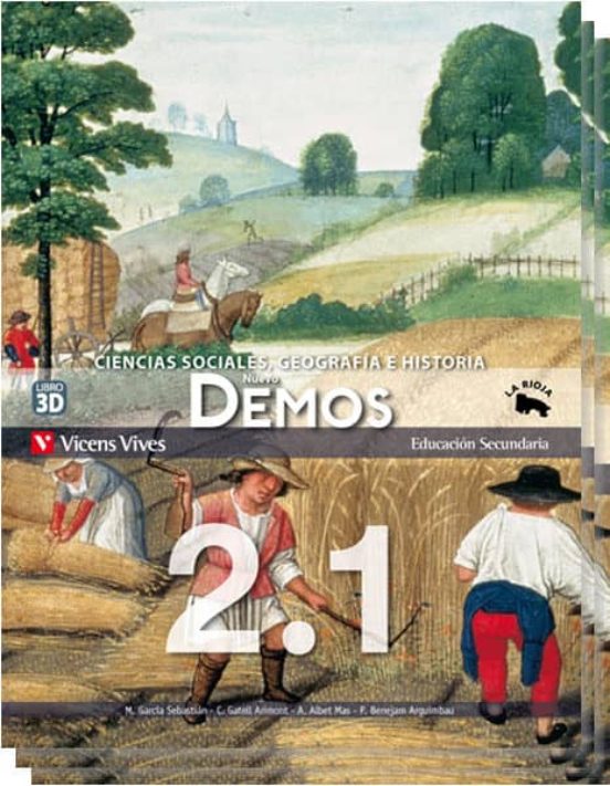 Nuevo Demos 2. La Rioja. Libro 1 2 y 3 2º ESO