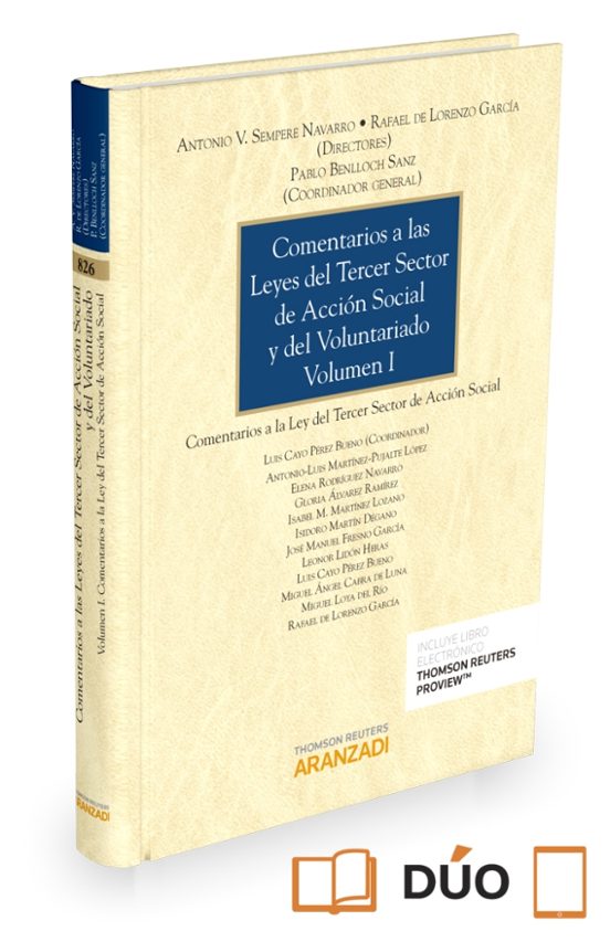Comentarios a las Leyes del Tercer Sector de Accion Social y del Volun