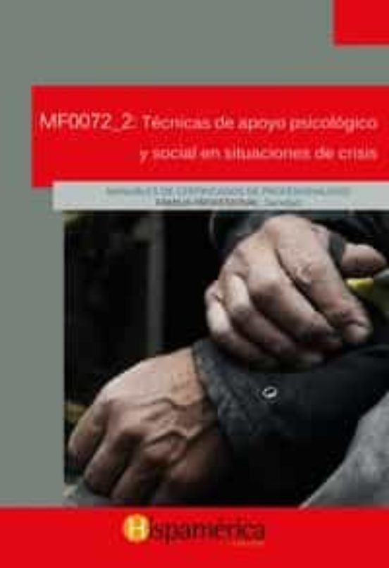 MF0072_2: Técnicas de apoyo psicológico y social en situaciones de crisis