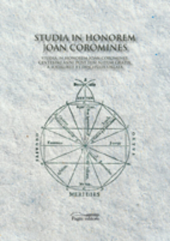 Studia In Honorem Joan Coromines