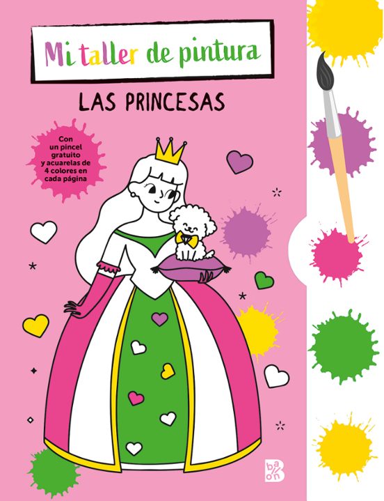 Mi Taller De Pintura Con Pincel Y Acuarelas - Las Princesas