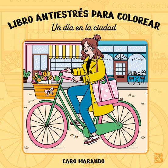 Libro Antiestrés Para Colorear - Un Día En La Ciudad