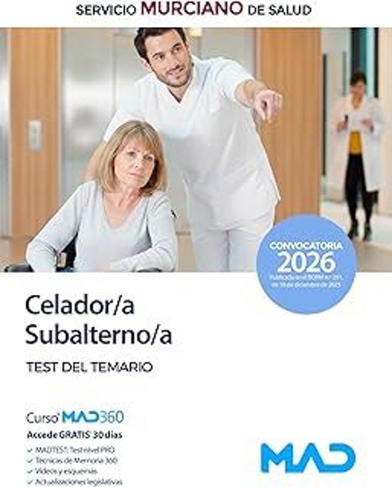 Celador / Subalterno Del Servicio Murciano De Salud . Test D El T