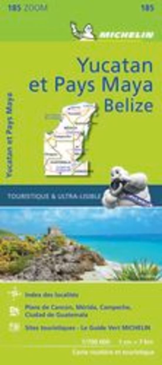 Mapa Zoom Yucatan Et Pays Maya 11185