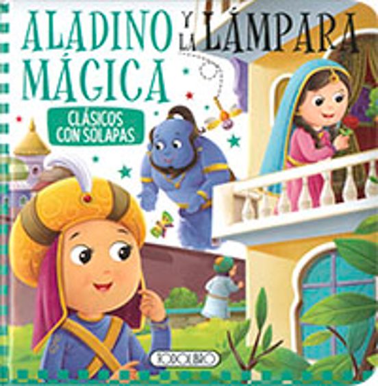 Aladino Y La Lampara Magica Con Solapas