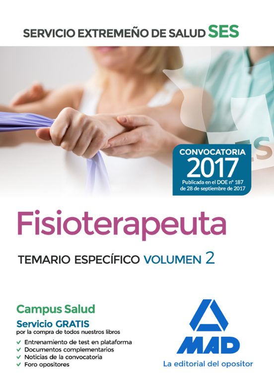 Fisioterapeuta Del Servicio Extremeño De Salud . Temario Especifi
