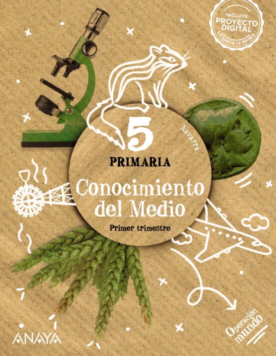 Conocimiento del Medio 5º Educacion Primaria Operación Mundo Navarra